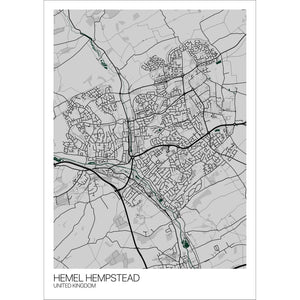 Map of Hemel Hempstead, United Kingdom