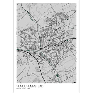 Map of Hemel Hempstead, United Kingdom