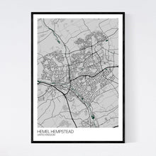 Load image into Gallery viewer, Map of Hemel Hempstead, United Kingdom