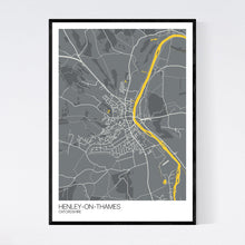 Load image into Gallery viewer, Henley-on-Thames Town Map Print