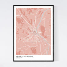 Load image into Gallery viewer, Henley-on-Thames Town Map Print