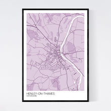 Load image into Gallery viewer, Henley-on-Thames Town Map Print