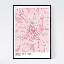 Load image into Gallery viewer, Henley-on-Thames Town Map Print