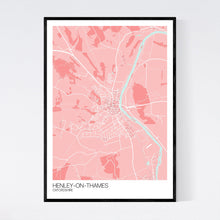 Load image into Gallery viewer, Henley-on-Thames Town Map Print