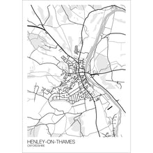 Load image into Gallery viewer, Map of Henley-on-Thames, Oxfordshire