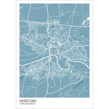 Load image into Gallery viewer, Map of Hereford, United Kingdom