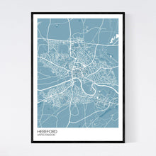 Load image into Gallery viewer, Map of Hereford, United Kingdom