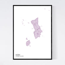 Load image into Gallery viewer, Herm Island Map Print