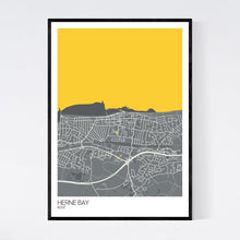 Load image into Gallery viewer, Herne Bay Town Map Print