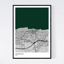 Load image into Gallery viewer, Herne Bay Town Map Print