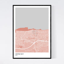 Load image into Gallery viewer, Herne Bay Town Map Print