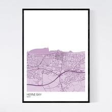 Load image into Gallery viewer, Herne Bay Town Map Print