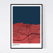 Load image into Gallery viewer, Herne Bay Town Map Print
