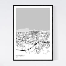Load image into Gallery viewer, Herne Bay Town Map Print