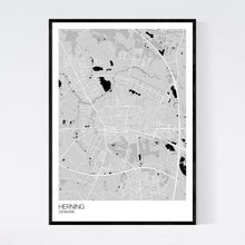 Load image into Gallery viewer, Herning City Map Print
