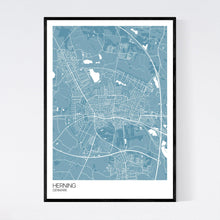 Load image into Gallery viewer, Herning City Map Print