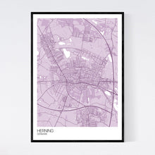 Load image into Gallery viewer, Herning City Map Print