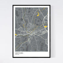 Load image into Gallery viewer, Hertford Town Map Print