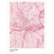 Load image into Gallery viewer, Map of Hertford, England