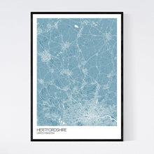 Load image into Gallery viewer, Map of Hertfordshire, United Kingdom