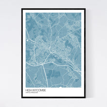 Load image into Gallery viewer, High Wycombe City Map Print