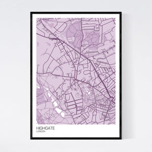 Highgate Neighbourhood Map Print