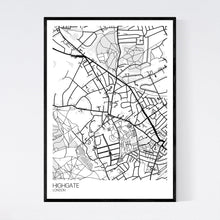 Load image into Gallery viewer, Highgate Neighbourhood Map Print