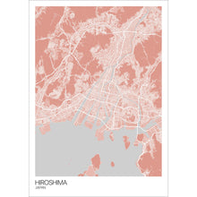 Load image into Gallery viewer, Map of Hiroshima, Japan