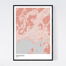 Load image into Gallery viewer, Map of Hiroshima, Japan