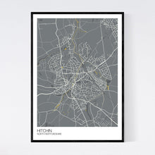 Load image into Gallery viewer, Hitchin Town Map Print