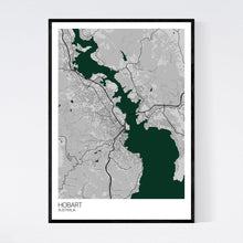 Load image into Gallery viewer, Hobart City Map Print