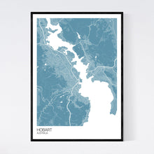 Load image into Gallery viewer, Hobart City Map Print
