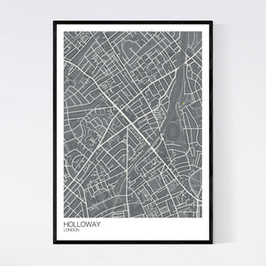 Holloway Neighbourhood Map Print