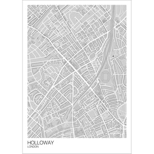 Map of Holloway, London