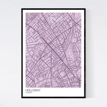 Load image into Gallery viewer, Holloway Neighbourhood Map Print