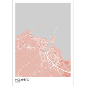 Map of Holyhead, Wales