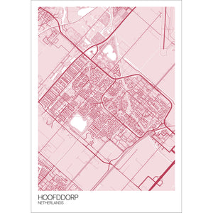 Map of Hoofddorp, Netherlands