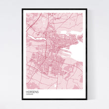 Load image into Gallery viewer, Horsens City Map Print