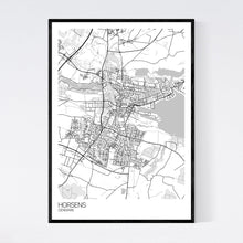 Load image into Gallery viewer, Map of Horsens, Denmark