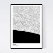 Load image into Gallery viewer, Hove City Map Print