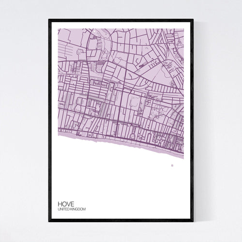 Map of Hove, United Kingdom