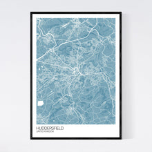 Load image into Gallery viewer, Huddersfield City Map Print