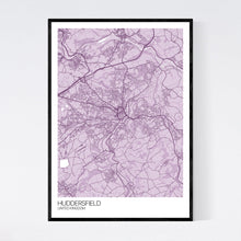 Load image into Gallery viewer, Huddersfield City Map Print