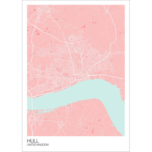 Map of Hull, United Kingdom