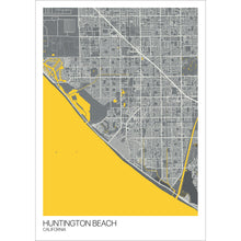 Load image into Gallery viewer, Map of Huntington Beach, California