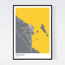 Load image into Gallery viewer, Hurghada City Map Print