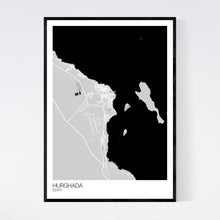 Load image into Gallery viewer, Hurghada City Map Print
