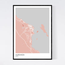 Load image into Gallery viewer, Hurghada City Map Print