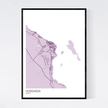 Load image into Gallery viewer, Hurghada City Map Print