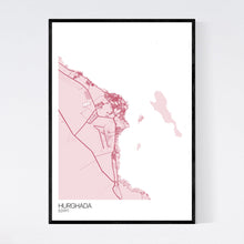 Load image into Gallery viewer, Hurghada City Map Print